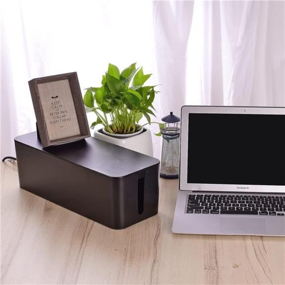 Cable Organizer Box Set of Three,Power Cover CordHolder Surge Protector for Desk - Picture 7 of 7